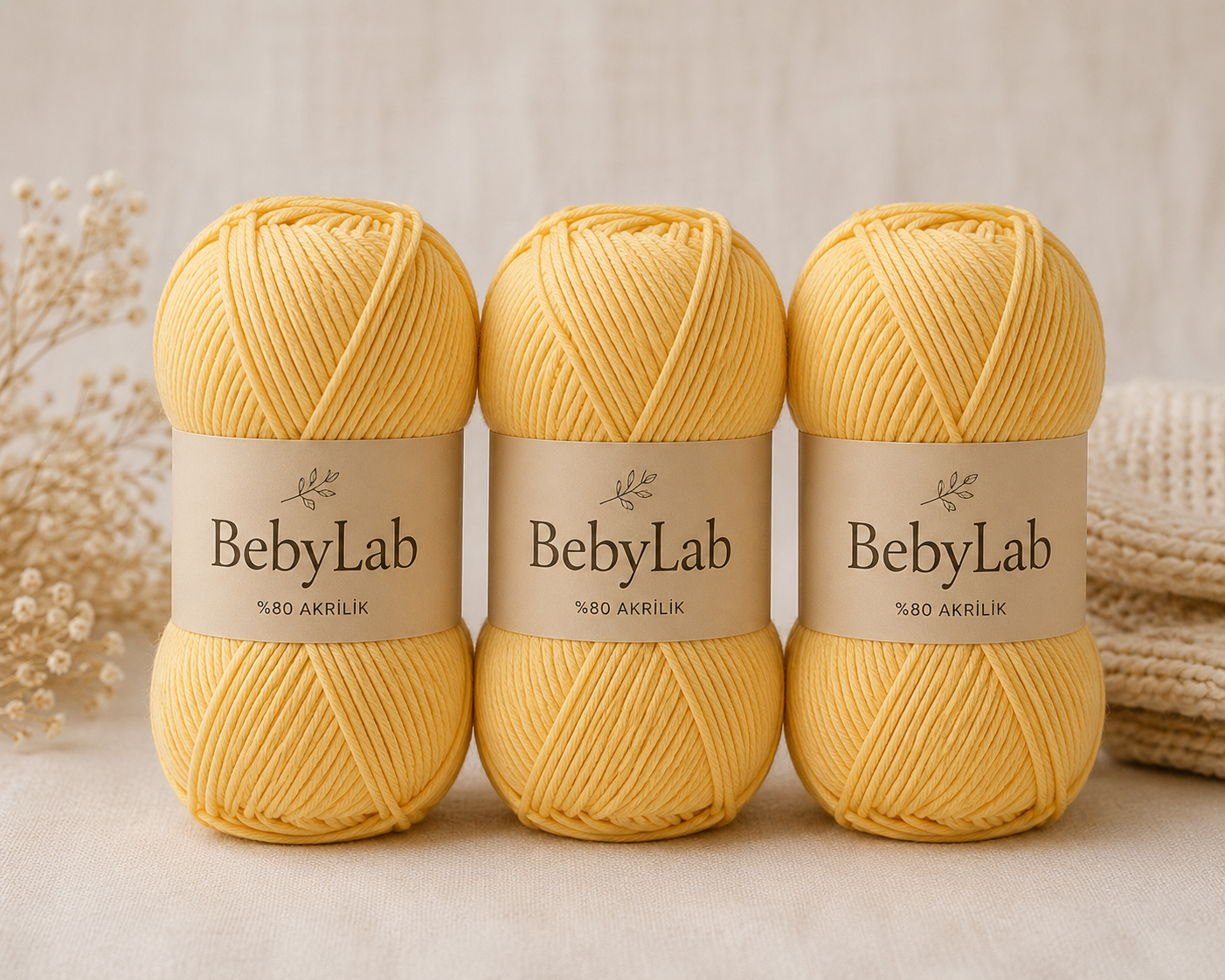 Bebylab Bebek Tulumu İplik Seti + Video Eğitimi