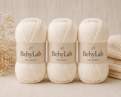 Bebylab Bebek Tulumu İplik Seti + Video Eğitimi